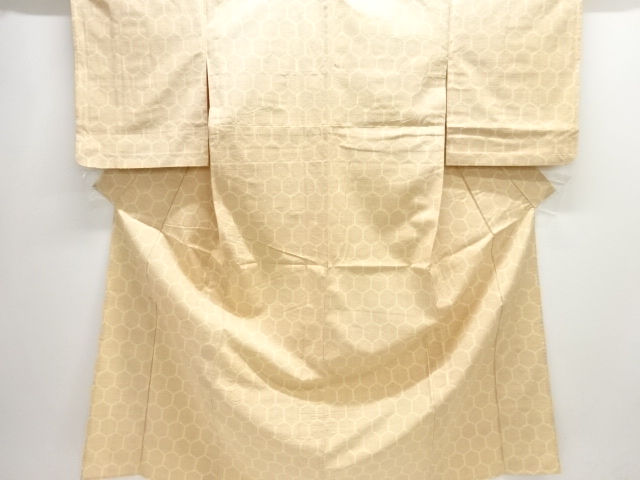 JAPANESE KIMONO / ANTIQUE HITOE KIMONO / SILK / TOKAMACHI TSUMUGI / WOVEN KIKKO